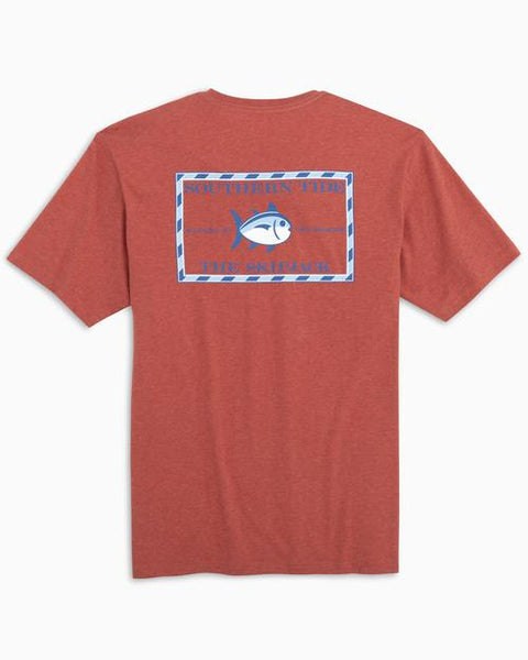 Southern Tide Men's Heathered Original Skipjack T-Shirt / Heather Terracotta