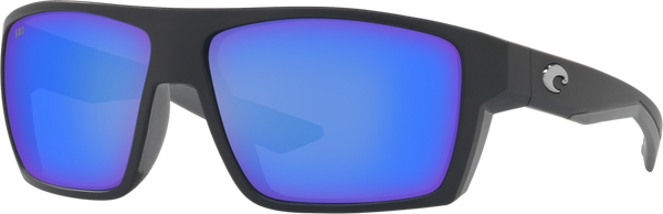Costa Del Mar Bloke Sunglasses - Matte Black-Matte Gray/Blue Mirror 580P