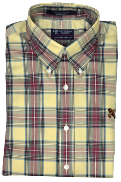 Andy Thornal Men's LS Woven Sport Shirt/Maize #213625-88