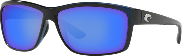Costa Del Mar Mag Bay Sunglasses - Shiny Black/Blue Mirror 580G