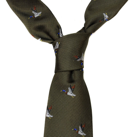 LHS Furnishings Duck Tie/Green