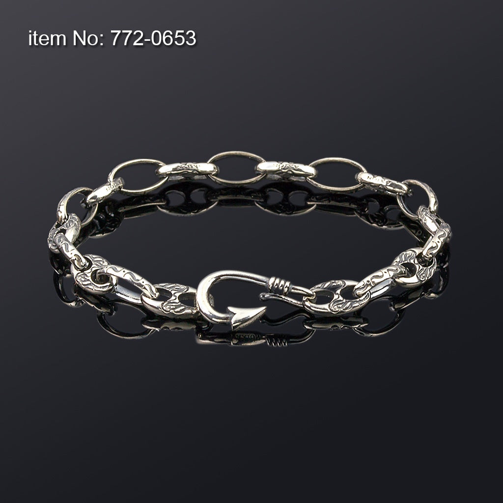 Axion Sterling Silver Hook Bracelet