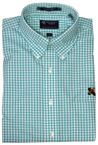 Andy Thornal Men's LS BD Sport Shirt/Seafoam #203570-32