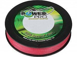Power Pro Spectra Braided Fishing Line 65lb 150yd/Vermillion - Andy Thornal  Company