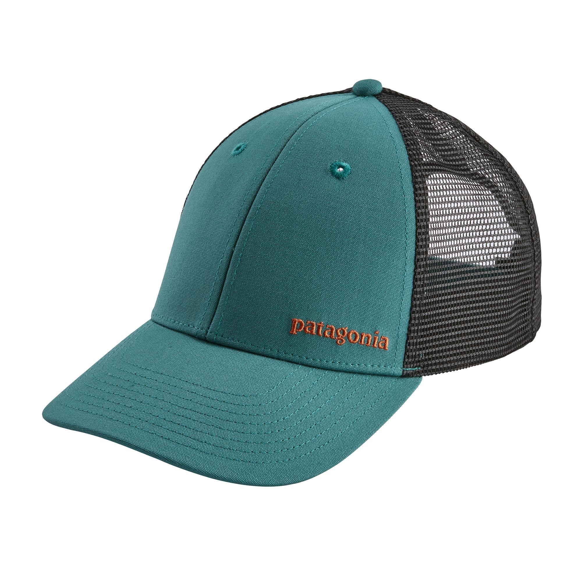 Patagonia Small Text Logo LoPro Trucker Hat/Tasmanian Teal - Andy