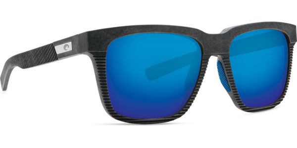 Costa Del Mar Pescador Sunglasses - Net Gray w/Blue Rubber/Blue Mirror 580G
