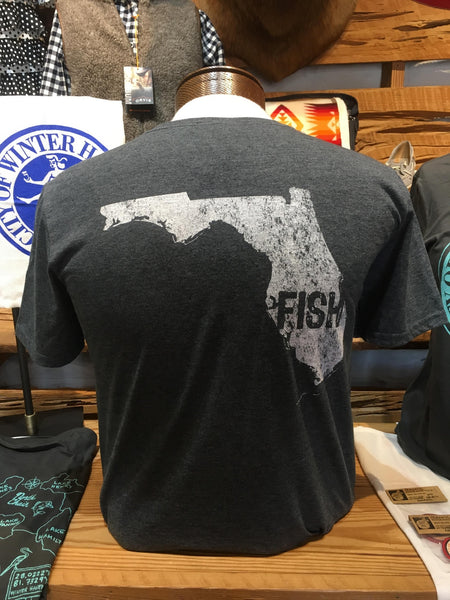 Florida Fish SS T Shirt Charcoal Heather ATCo