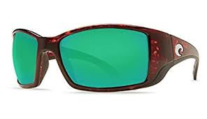 Costa Del Mar Blackfin Sunglasses - Tortoise/Green Mirror 580P