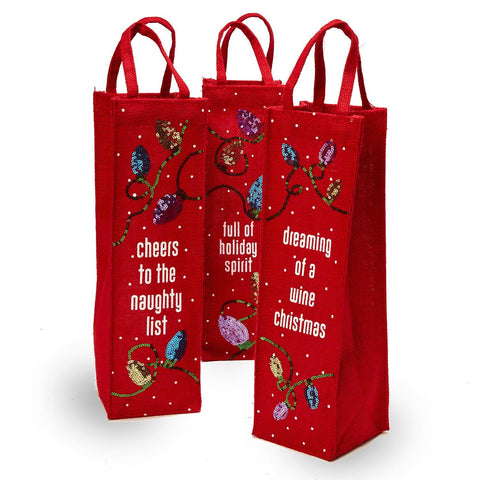 Two's Company Wine Bottle Gift Bag
