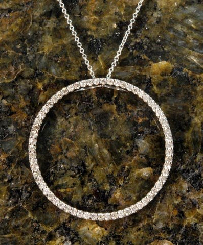 Diamond Circle Pendant