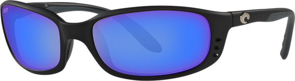 Costa Del Mar Brine Sunglasses - Matte Black/Blue Mirror 580G