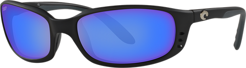 Costa Del Mar Brine Sunglasses - Matte Black/Blue Mirror 580G