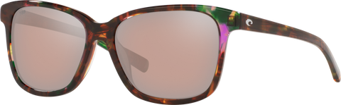 Costa Del Mar May Sunglasses - Shiny Abalone/Silver Copper Mirror 580G