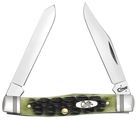 Case Crandall Jig Olive Green Bone Mini Moose