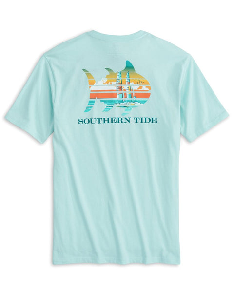 Southern Tide Men's S/S Catamaran Sunset Tee