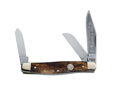 Boker Stockman Buckskin Bone - Carbon Steel