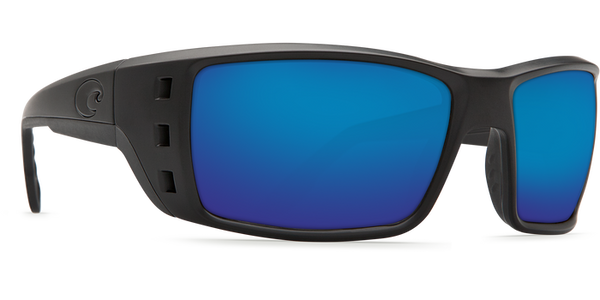 Costa Del Mar Permit Sunglasses - Blackout / Blue Mirror 580G