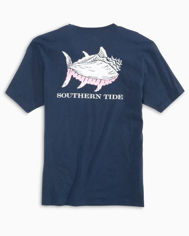 Southern Tide Men's Conch Skipjack Short Sleeve T-Shirt / True Navy