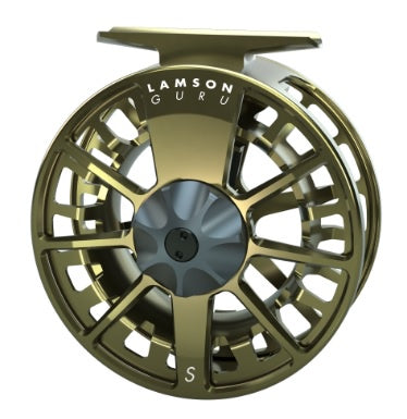Waterworks Guru S -5+ Fly Fishing Reel Olive Green