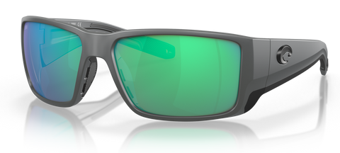 Costa Del Mar Blackfin Pro Sunglasses- Matte Gray / Green Mirror 580G