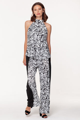 Isle Apparel Studio Bow Back Layered Top