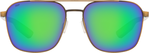 Costa Del Mar Wader Sunglasses - Antique Gold/Green Mirror 580G