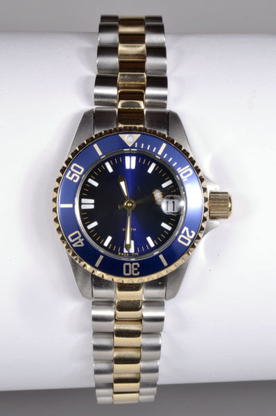 Classic Womens Blue Face Watch