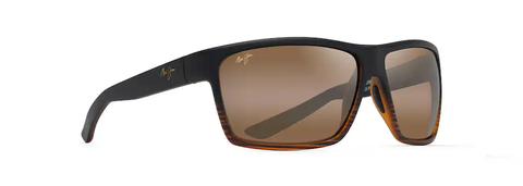 Maui Jim Alenuihaha Sunglasses - Dark Brown Stripe / HCL Bronze