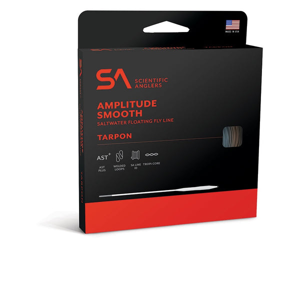 Scientific Anglers Amplitude Smooth Tarpon Taper - WF-12-F Black/Sand/Surf Fly Line