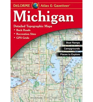 Delorme Atlas & Gazetteer Michigan