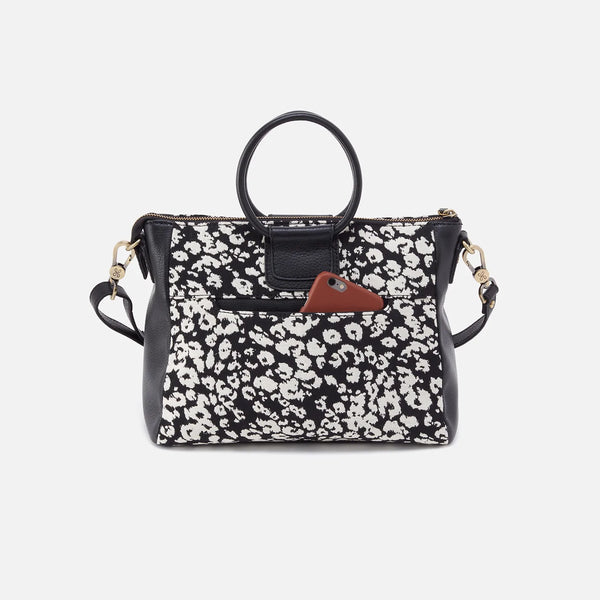 Hobo Sheila Medium ( Bl/White) Purse