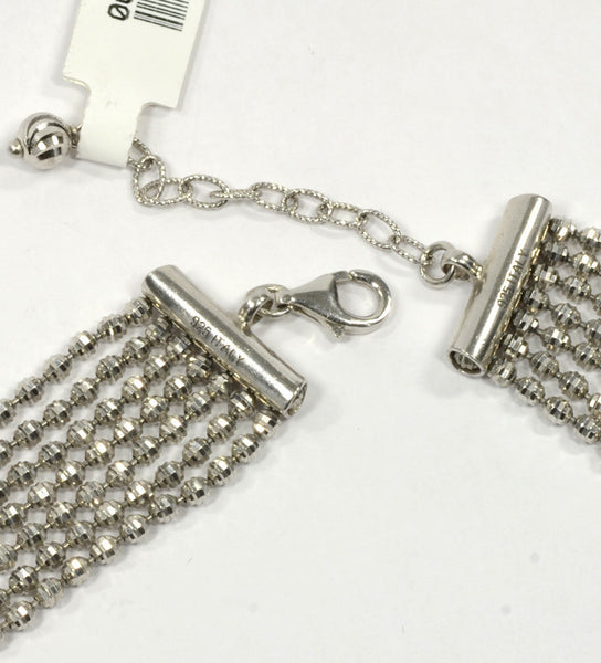 Officina Bernardi Silver 7-Row Necklace
