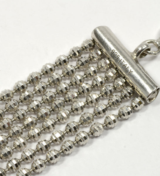 Officina Bernardi Silver 7-Row Necklace