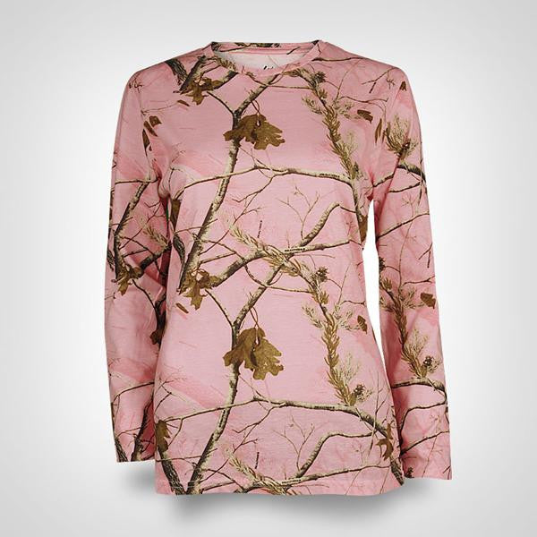 Girls Youth L/S Tee,Bell Ranger/Realtree/Pink #652PM