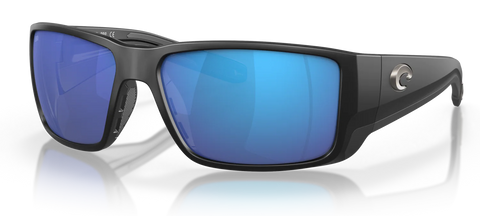 Costa Del Mar Blackfin PRO Sunglasses - Matte Black / Blue Mirror 580G