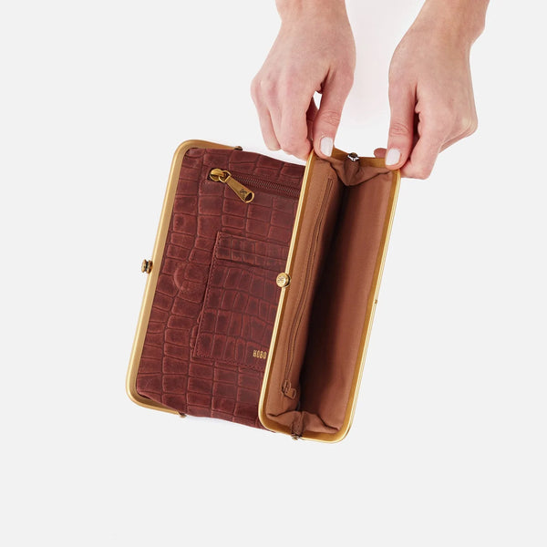 Hobo Lauren Croco (Brandy) Wallet