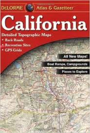 Delorme Atlas & Gazetteer California