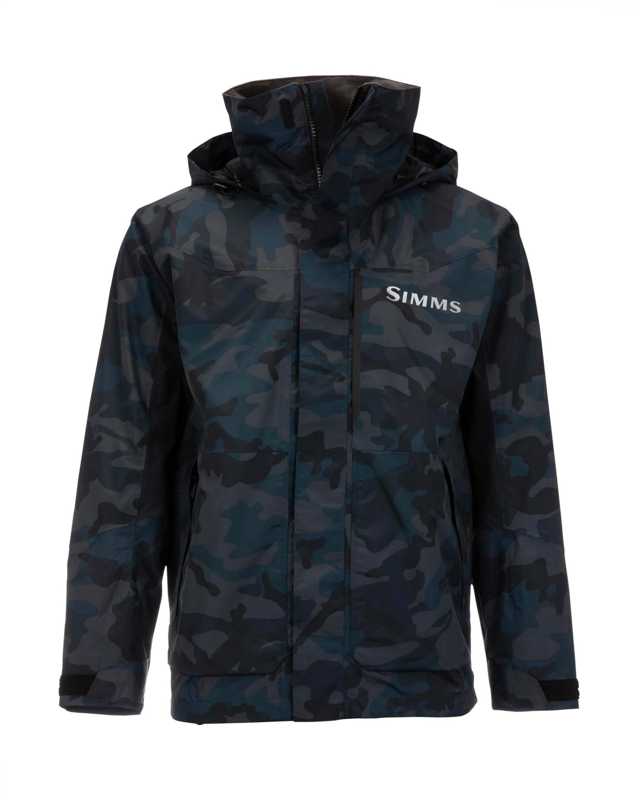 Simms Men's Challenger Fishing Jacket / Woodland Camo Storm - Andy Thornal  Company