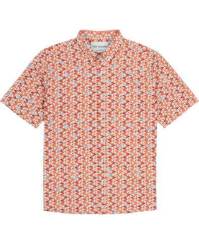 Tori Richard Shoal Cool SS Shirt / Spice