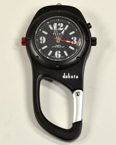 Dakota Mens Military Carabiner Watch/Black