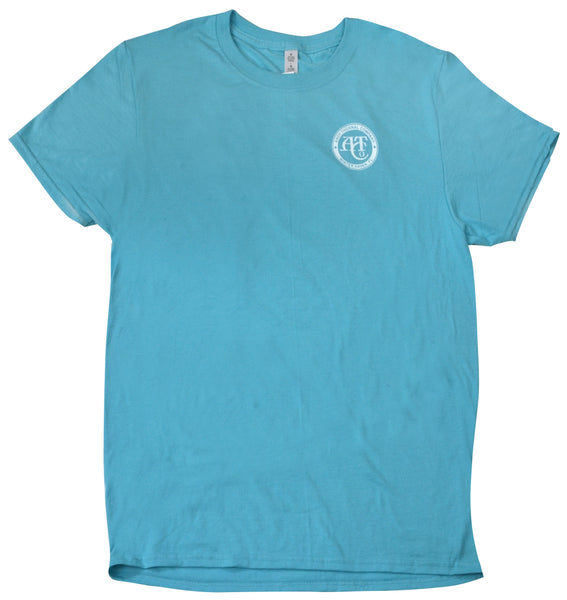 ATC Red Fish Tail SS Shirt/Scuba Blue