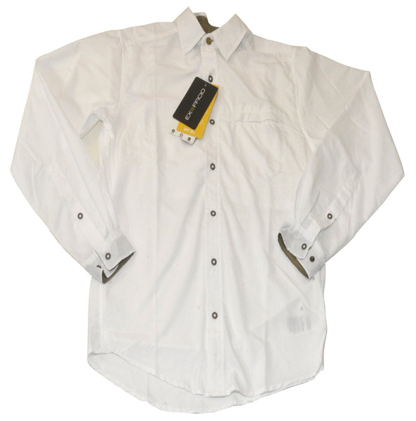 ExOfficio Men's Trip'r L/S Shirt/White