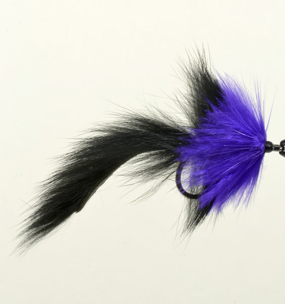 Tarpon Bunny Fly - Purple and Black