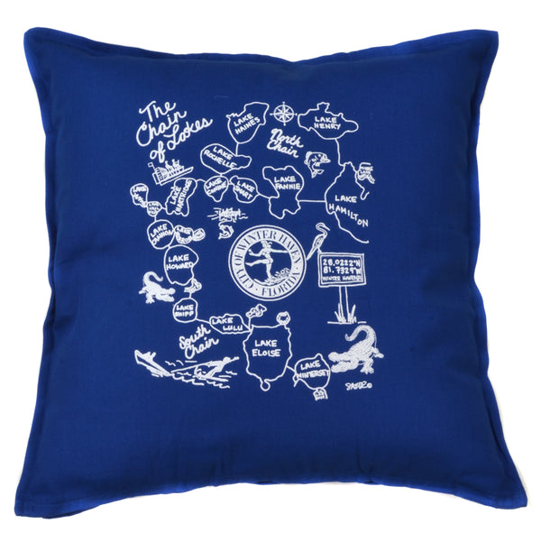Winter Haven Apparel Chain Of Lakes Pillow