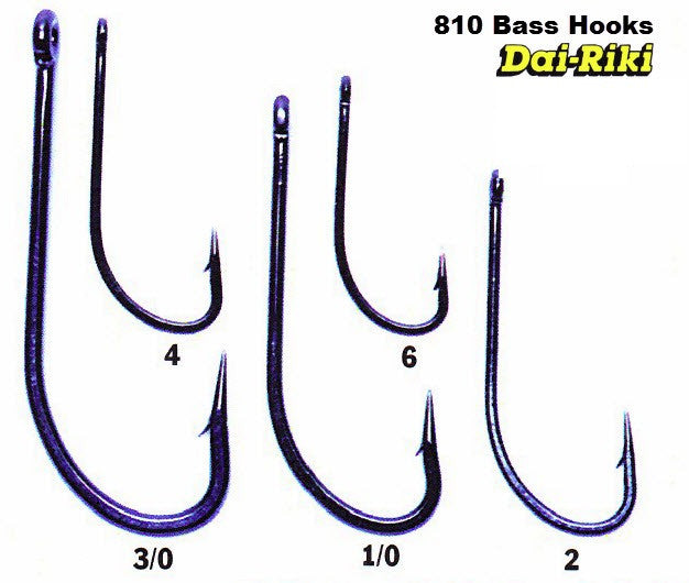 dai-rikr fish hooks Dai-Riki 810 Bass Fly Hooks