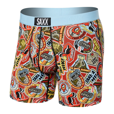 Saxx Men's Ultra Boxer Brief / Demerit Badges - Multi