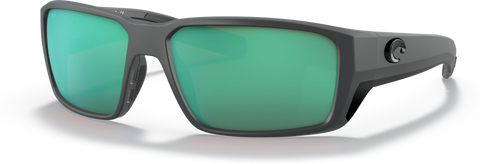 Costa Del Mar Fantail PRO Sunglasses - Matte Grey/ Green Mirror 580G