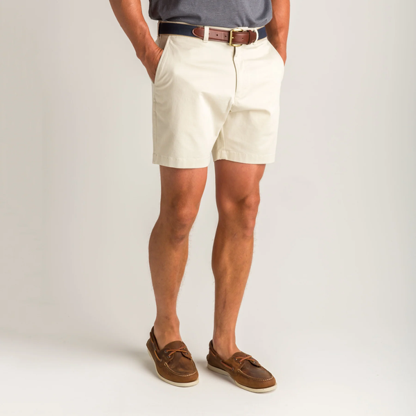 Duck Head Men's Gold School Chino Short- 7"/ Stone