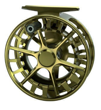 Waterworks Guru S -5+ Fly Fishing Reel Olive Green