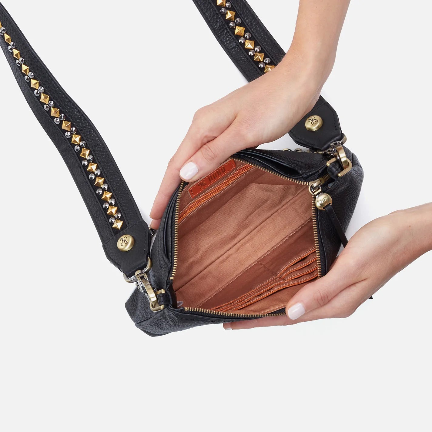 Black guitar strap purse Clearance